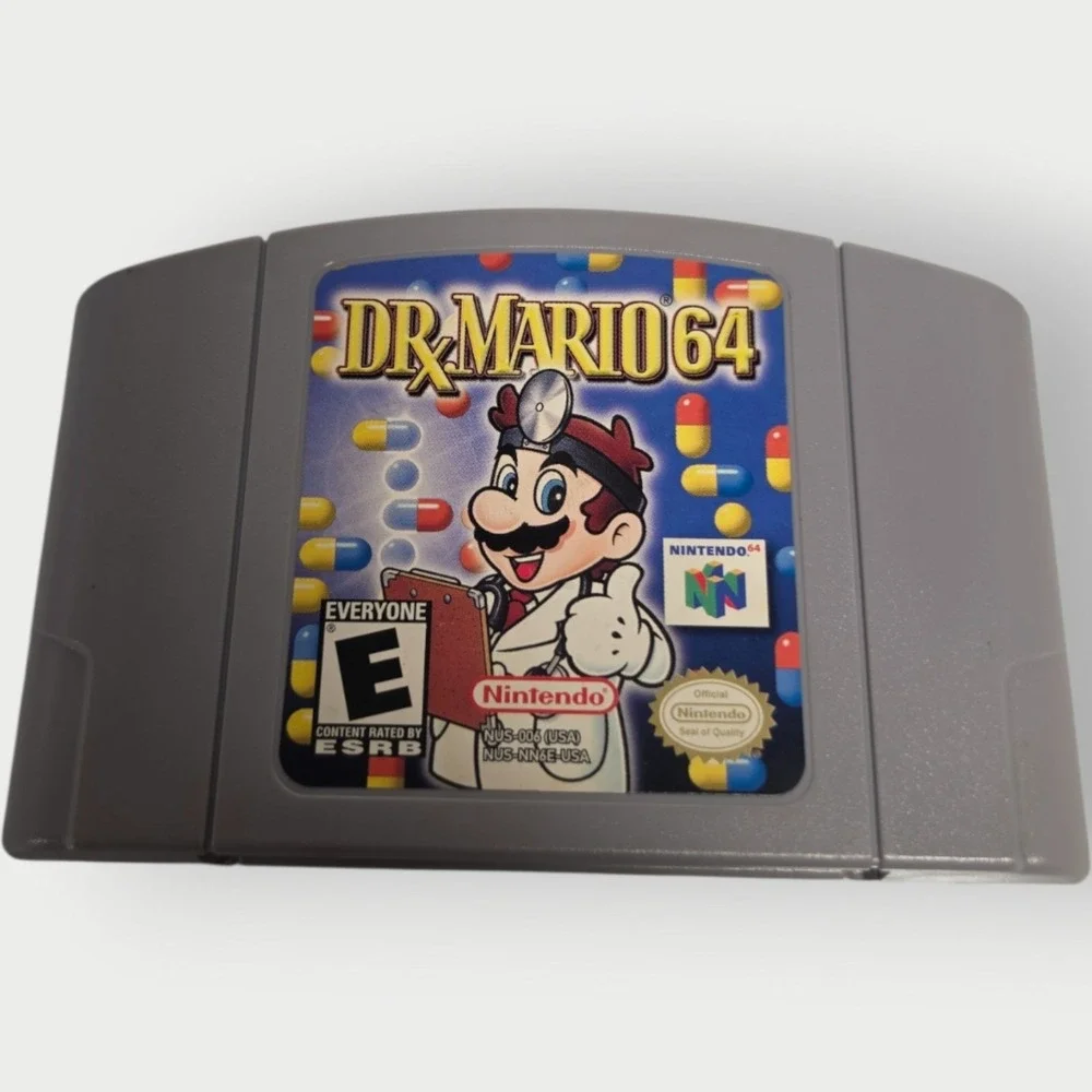 Dr Mario (Nintendo 64 N64) in Original Box Authentic TESTED WORKS COMPLETE